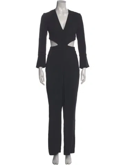 Pre-owned A.l.c V-neck Jumpsuit In Gray