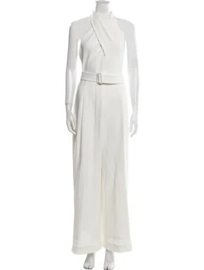 Pre-owned A.l.c V-neck Jumpsuit In Neutral