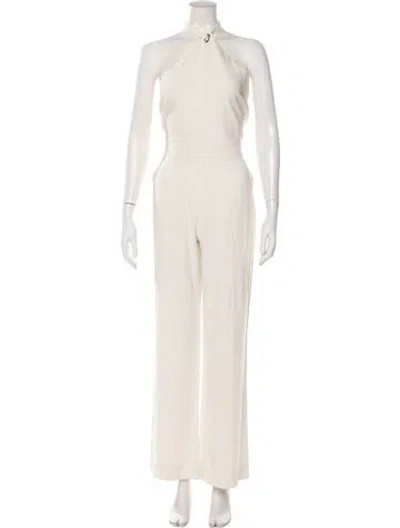 Pre-owned A.l.c V-neck Jumpsuit In Neutral