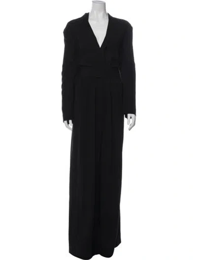 Pre-owned A.l.c V-neck Jumpsuit W/ Tags In Black