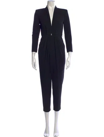 Pre-owned A.l.c V-neck Jumpsuit W/ Tags In Black