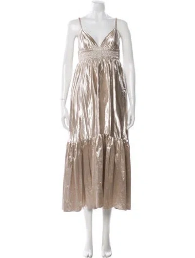 Pre-owned A.l.c V-neck Long Dress