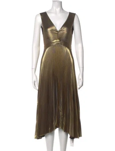 Pre-owned A.l.c V-neck Long Dress