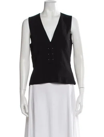 Pre-owned A.l.c V-neck Sleeveless Top