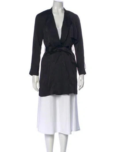 Pre-owned A.l.c V-neck Sweater In Black