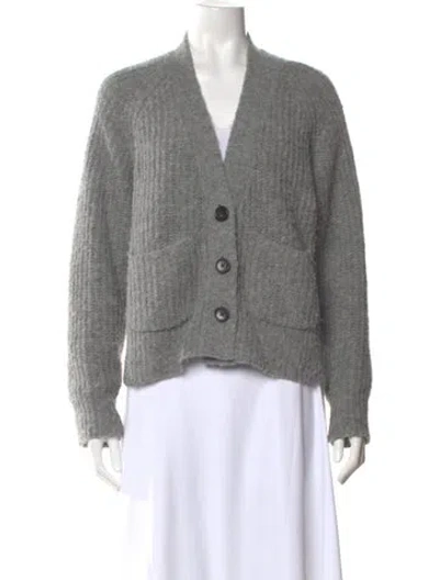 Pre-owned A.l.c V-neck Sweater In Gray