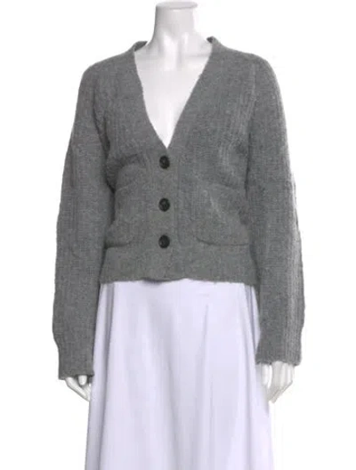 Pre-owned A.l.c V-neck Sweater In Gray