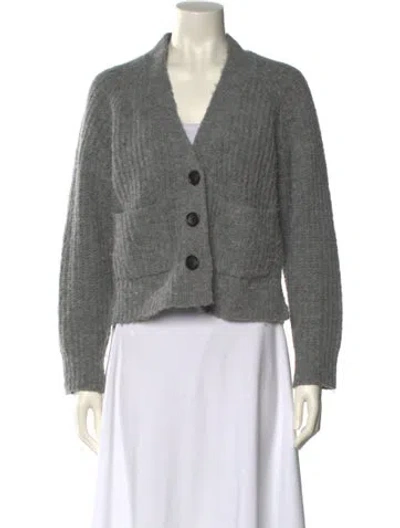 Pre-owned A.l.c V-neck Sweater In Gray