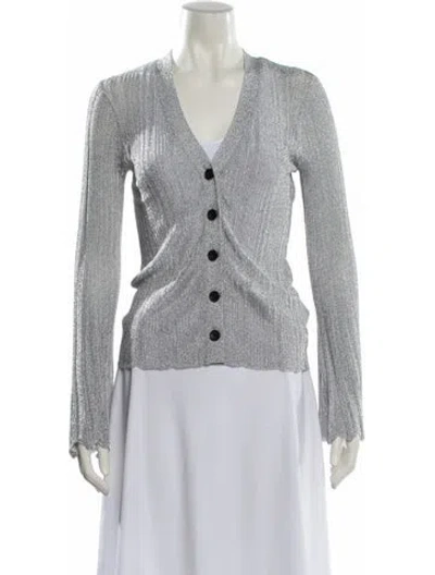 Pre-owned A.l.c V-neck Sweater In Gray