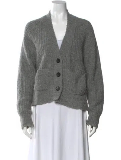 Pre-owned A.l.c V-neck Sweater In Gray