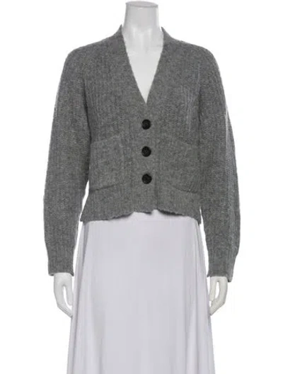 Pre-owned A.l.c V-neck Sweater In Gray