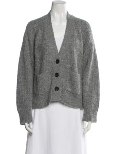 Pre-owned A.l.c V-neck Sweater In Gray