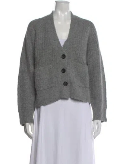 Pre-owned A.l.c V-neck Sweater In Gray