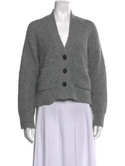 Pre-owned A.l.c V-neck Sweater In Gray