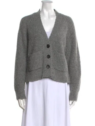 Pre-owned A.l.c V-neck Sweater In Gray