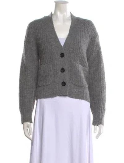 Pre-owned A.l.c V-neck Sweater In Gray