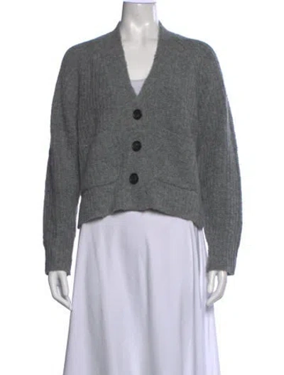 Pre-owned A.l.c V-neck Sweater In Grey