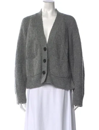 Pre-owned A.l.c V-neck Sweater In Grey