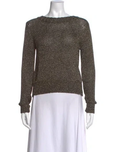 Pre-owned A.l.c V-neck Sweater In Multicolor