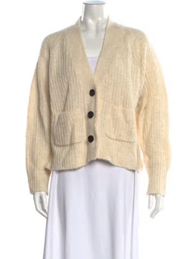 Pre-owned A.l.c V-neck Sweater In Neutral
