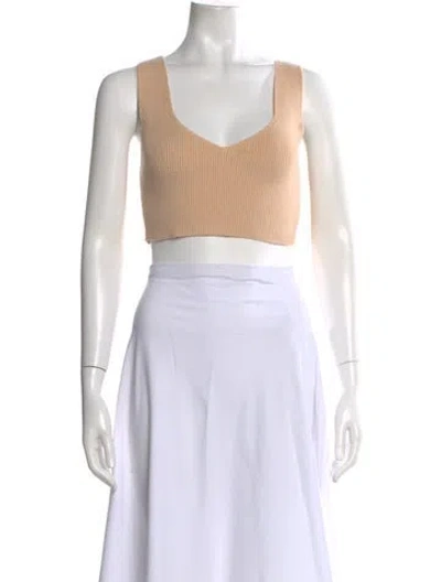 Pre-owned A.l.c V-neck Sweater In Neutral