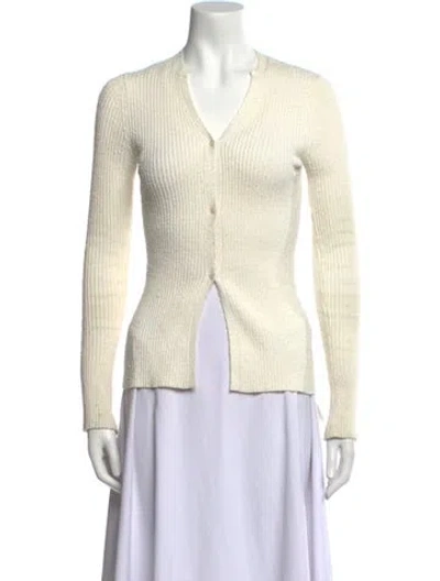 Pre-owned A.l.c V-neck Sweater In Neutral