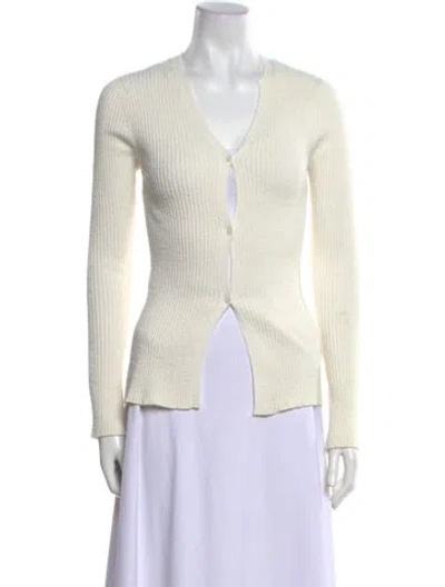Pre-owned A.l.c V-neck Sweater In Neutral