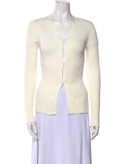 Pre-owned A.l.c V-neck Sweater In Neutral