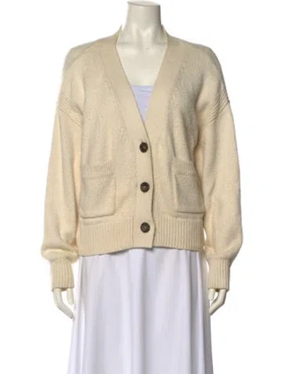 Pre-owned A.l.c V-neck Sweater In Neutral