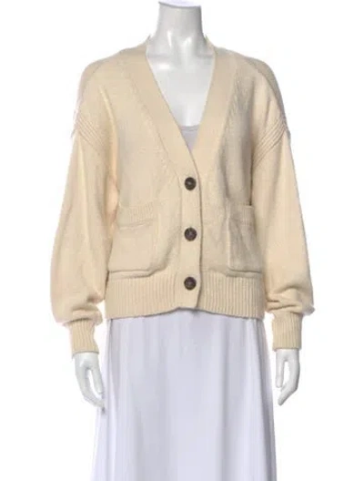 Pre-owned A.l.c V-neck Sweater In Neutral