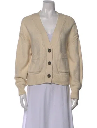 Pre-owned A.l.c V-neck Sweater In Neutral