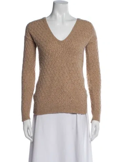 Pre-owned A.l.c V-neck Sweater In Neutral