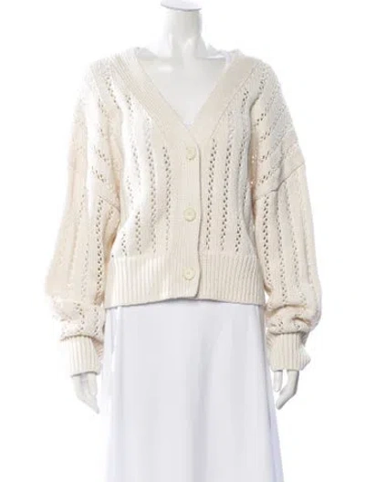 Pre-owned A.l.c V-neck Sweater In Neutral