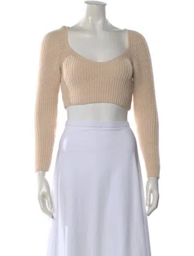 Pre-owned A.l.c V-neck Sweater In Neutral