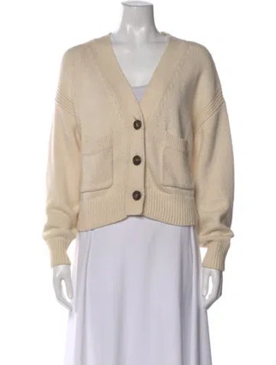 Pre-owned A.l.c V-neck Sweater In Neutral