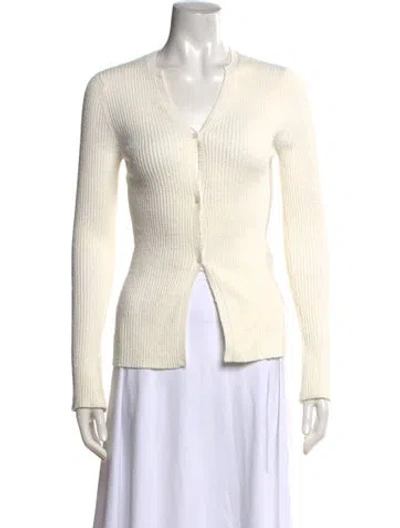 Pre-owned A.l.c V-neck Sweater In Neutral