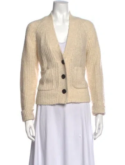 Pre-owned A.l.c V-neck Sweater In Neutrals