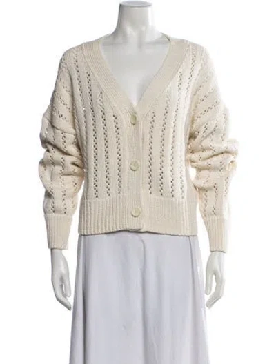 Pre-owned A.l.c V-neck Sweater In Neutrals
