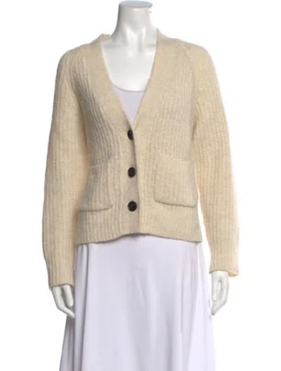 Pre-owned A.l.c V-neck Sweater In Neutrals