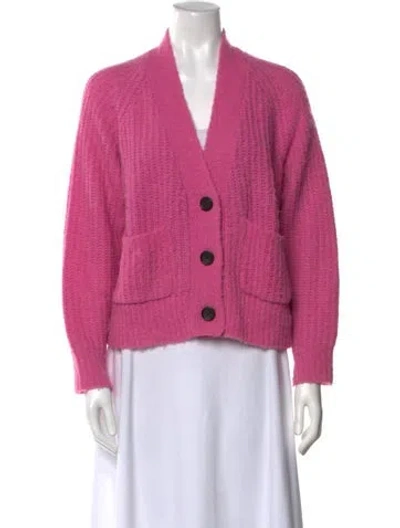 Pre-owned A.l.c V-neck Sweater In Pink