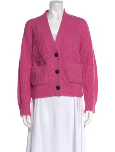 Pre-owned A.l.c V-neck Sweater In Pink