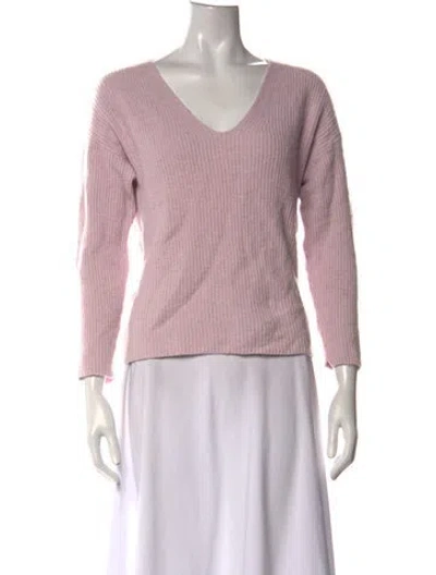 Pre-owned A.l.c V-neck Sweater In Pink