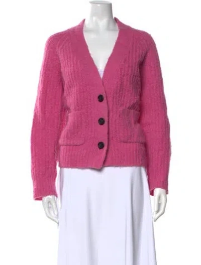 Pre-owned A.l.c V-neck Sweater In Pink