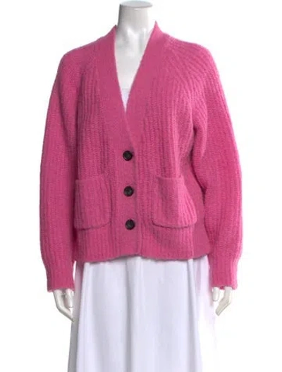 Pre-owned A.l.c V-neck Sweater In Pink