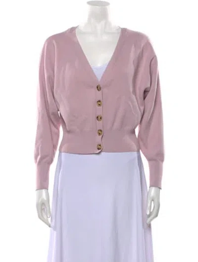 Pre-owned A.l.c V-neck Sweater In Pink