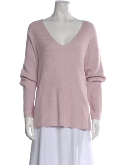 Pre-owned A.l.c V-neck Sweater In Purple