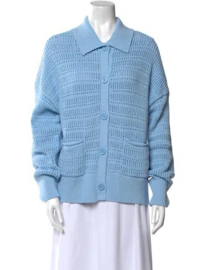 Pre-owned A.l.c V-neck Sweater W/ Tags In Blue