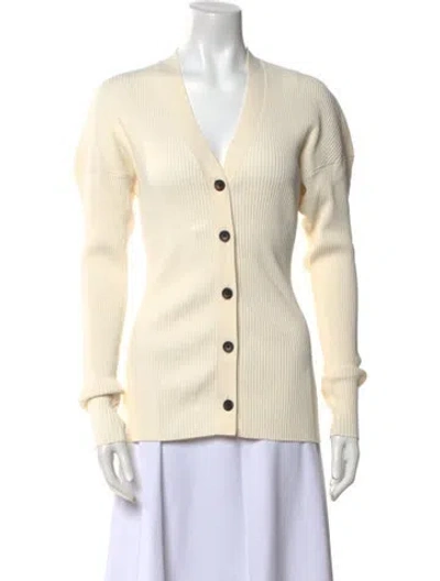 Pre-owned A.l.c V-neck Sweater W/ Tags In Neutral