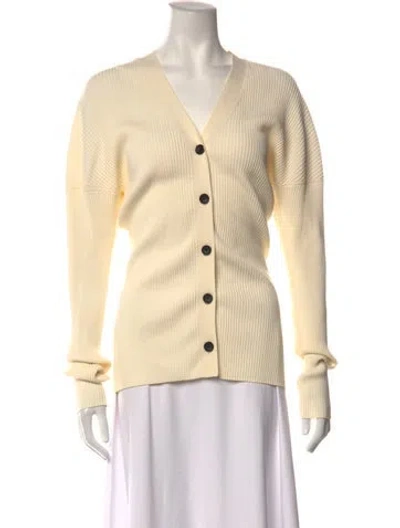 Pre-owned A.l.c V-neck Sweater W/ Tags In Neutrals