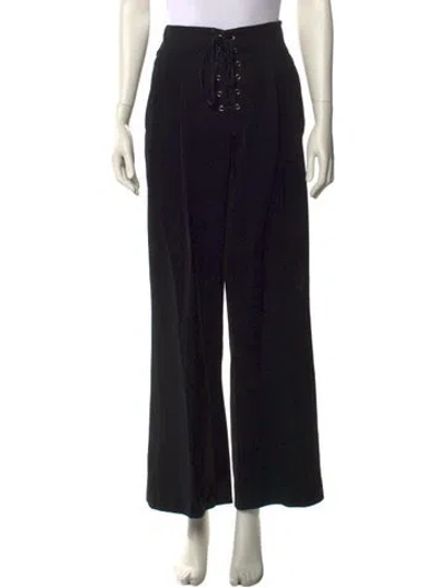Pre-owned A.l.c Wide Leg Pants In Black
